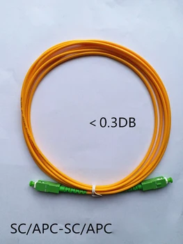 100BUC SC/APC-SC/APC 2.0 mm 1m G652D fibra optica patch cord