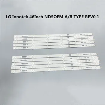 10buc/lot de fundal cu LED Strip 6LED KLV-46R452A KLV-46R485A pentru LG Innotek 46Inch NDSOEM de TIP a/B REV0.1