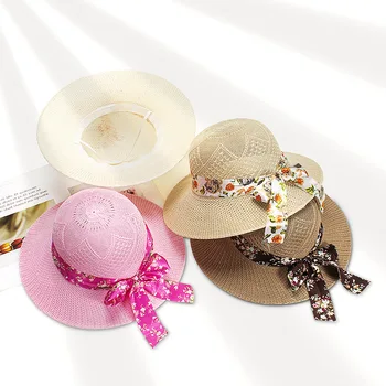 2023 Noi de Vara Doamnelor Palarie de Soare de Protecție solară Soare Pălărie Pescar Pălărie Croșetat Manual Floppy Sus Pălării de Vară pentru Femei