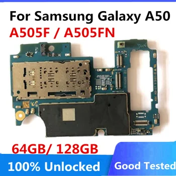 64GB 128GB Original Pentru Samsung Galaxy Tab A50 Placa de baza A505F A505FN A505U Deblocat LogicBoard Sistemul Android versiune UE