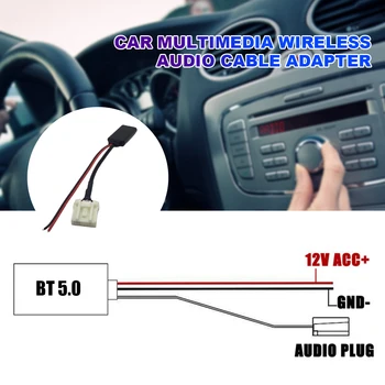 Compatibil Bluetooth Audio Adapter Cablu de 5-12V Intrare Audio Sârmă 16Pin AUX Stereo Radio Fir Adaptor pentru Mazda 6 2006