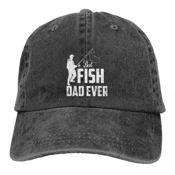Culoare pură Tata Pălării cel Mai bun Pește Tata Femei Pălărie Parasolar Șepci de Baseball pentru Pescuit la Crap Fisher Capac