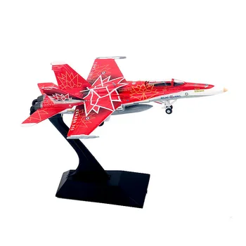 Diecast Scara 1: 144 Canadiene CF-188a alineatul Luptător F18 Terminat Aeronave Model de Jucărie Ornamente de Colectare a Afișa