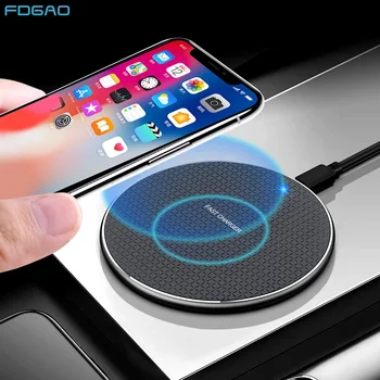 FDGAO 10W Wireless Încărcător Rapid de Încărcare Pad Pentru iPhone 14 13 12 Mini 11 Pro XS Max XR X 8 Plus Pentru Samsung Galaxy S20 S21