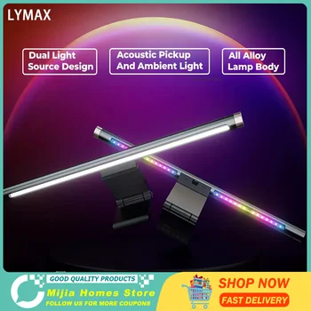 LYMAX Ecran Colorat Lampă de Agățat G1 cu Ritm Ridicat de Reproducere a Culorilor Ochilor Protecția PC Monitor de Calculator Light Bar