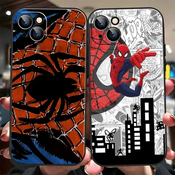 Marvel Drăguț benzi Desenate Spiderman pentru Apple iPhone 13 12 Pro Max Mini 11 Pro X XR XS Max 6 6S 7 8 Plus Se2 Caz de Telefon Coque