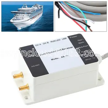 NMEA Port Navigator Marine Barca Electronice Receptor Accesoriu AR-12 Dual Channel AIS Receptor GPS USB Iaht cu Aburi