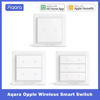 Original Aqara Opple Wireless Smart Switch Versiunea Internațională Zigbee 3.0 Fără Cabluri Necesare Lucra Cu Mijia App