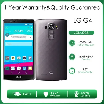 Original Deblocat LG G4 Single Sim, 3GB memorie RAM+32GB Hexa-core de 16MP 5.5