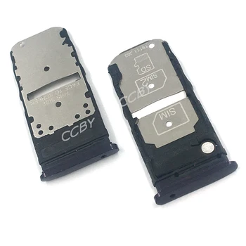Pentru Motorola Moto Z4 / Un Zoom Sim Card Tray Cititor de Carduri SD Socket Slot Suport piesa de schimb