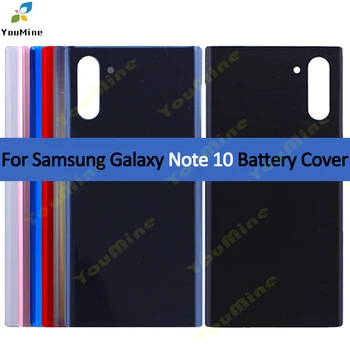 Pentru Samsung Galaxy NOTA 10 N970 N970F Baterie Spate Caz de Sticlă Baterie Capac Spate Carcasa Pentru Samsung Nota 10 pe Spate de Locuințe