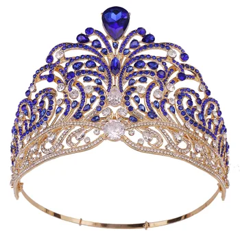Populare Mireasa Tiara Coroana de Frunze Stras CZ Aliaj de Mireasa, Accesorii pentru Nunta Coroana