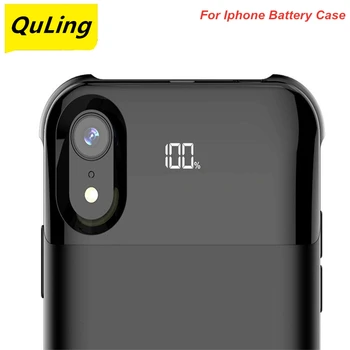 QuLing Display Digital Pentru IPhone 11 Pro 11 Pro Max Case Baterie, Încărcător De Baterie Banca Puterea Caz