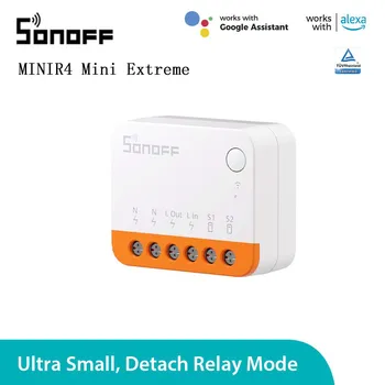 SONOFF MINIR4 WiFi Smart Switch 2 Modul de Control al Mini Extreme Smart Home Suport Releu R5 S MATE Voce pentru Alexa Alice de Start Google