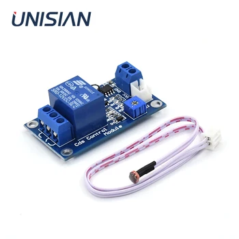UNISIAN DC12V Lumina Modulul de Comandă a Senzorului de Detectare a Photoresistor Releu Modul Comutator 10A luminozitatea Automată a Modulului de Comandă