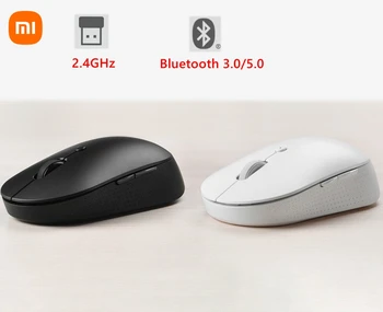 Xiaomi Mouse-ul Wireless Dual-Mode Mi Tăcut Мышь Bluetooth 3.0/5.0 2.4 GHz Conexiune USB Optic Mut Laptop Notebook Jocul Maus