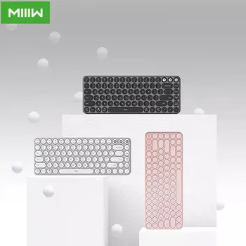 Youpin MIIIW Mini Bluetooth compitable Modul Dual Tastatura 85 Cheile de 2.4 GHz Multi-Sistem Wireless Pentru Birou Calculator, Laptop, Tableta