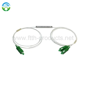 10 buc Fibre Optice 1x2 PLC Separator G657A1 0.9 mm 1m