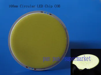 108mm Circulară ȘTIULETE de LED Lumina Bord 50W Super-Luminos Cald Alb Rece Rotunjite COB Lampă