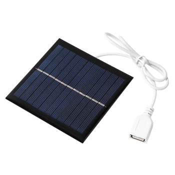1W 5.5 V USB Mini Panou Solar DIY Sistem Solar pentru Telefon Power Bank Ventilator Baterie de Celule Încărcătoare 95 X 95 mm