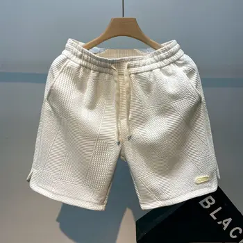 2023 Vara Hong Kong Temperatura High Street Sport Direct Elastic Îmbinat Buzunare Val Taie Tipărite De Moda De Cauzalitate Pantaloni Scurți De Plajă
