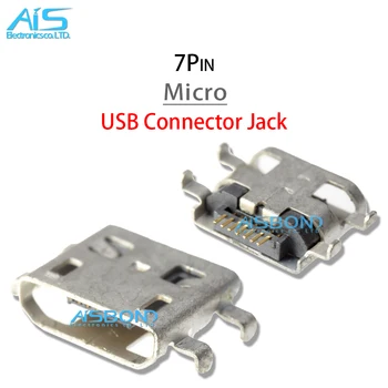 50Pcs/Lot Micro USB, conector mini 7Pin ac Scurt 7P DIP4 port de Date la portul de Încărcare de ANDOCARE Pentru Mobil end dop de Nici o parte