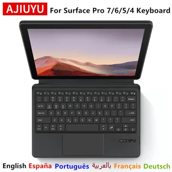 AJIUYU Pentru Microsoft Surface Pro 7 6 5 4 Capac Tastatură Caz Pro7 Pro6 Pro5 Pro4 Tableta 12.3