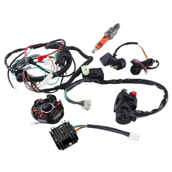 ATV-uri de Cabluri Kit, cu Stator Aprindere Regulatorul Comuta Releul electromagnetic pentru GY6 125 cc ATV 150Cc 4 Timpi Piese
