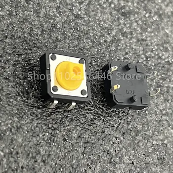 B3F-4055 12x12x7.3 mm Switch-uri Tactile Pătrat Galben Push Buton Întrerupător tactil 12*12*7.3 mm Micro comutator