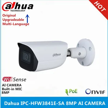 Dahua IPC-HFW3841E-SA 8MP IR30M Built-in Microfon și slot pentru card SD IP67 SMD Plus WizSense Camera glonț înlocuiți IPC-HFW1831E Camera IP