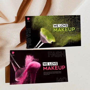 Design gratuit de Make-up de Afaceri Carte de Imprimare față-verso Carte de vizită Cu 300GMG Hârtie DIY Boho Mici Afaceri de Branding