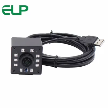 ELP Unghi Larg Mini USB camera 1.3 MP 960P CMOS AR0130 IR IR Led-uri de Zi, noapte de Noapte Viziune CCTV Industriale bord usb aparat de fotografiat module