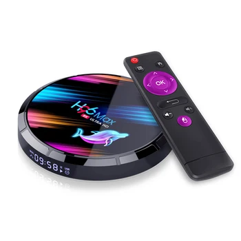 H96 MAX X3 TV BOX S905X3 Quad Core, 4GB Ram, 32GB, 64GB, 128GB internet android 9.0 set top box tv Smart Streaming Media Player