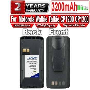 HSABAT Baterie 3200mAh pentru Walkie Talkie Motorola CP1200 CP1300 CP1600 EP350 CP185 Radio