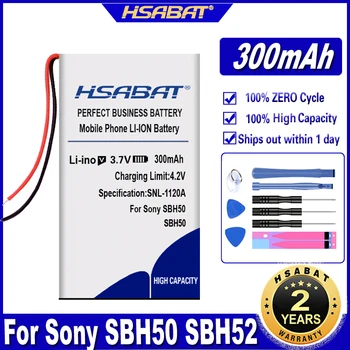 HSABAT SBH52 300mAh Polimer Li-ion pentru SONY SBH52 SBH-52 SBH50 SBH-50 cască AHB291634P Baterii