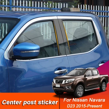 Masina Fereastră de pe Stâlpul Autocolant PVC Garnitura Anti-Zero Film Auto Exterioare Accesorii Pentru Nissan Navara D23 NP300 2015-Prezent
