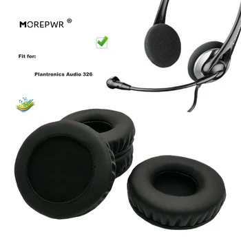 Morepwr Nou Upgrade de Înlocuire Tampoane pentru Urechi pentru Plantronics Audio 326 este o Casca Piese de Perna din Piele Earmuff Maneca