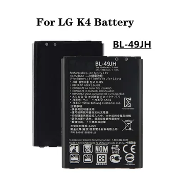 Noi 1940mAh BL49JH BL-49JH de Înlocuire a Bateriei Pentru LG K4 / K4 LTE / K130E / K120E / K120 BL 49JH Baterie de Telefon Mobil