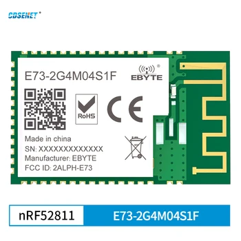 nRF52811 2.4 GHz Wireless Bluetooth Module BLE5.1 SMD CDSENET E73-2G4M04S1F Antena PCB SOC RF Scut Transmițător iBeacon Multe DIY