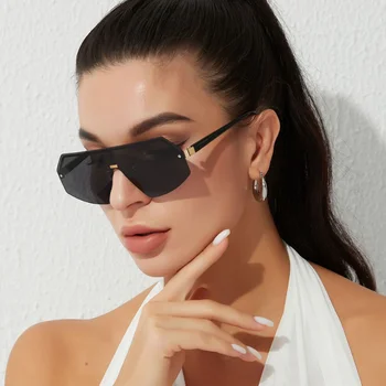 Ochelari de Soare pentru femei de Protecție solară Protecție Uv de Moda Elegant, Mare Cadru ochelari de Soare Barbati de Conducere Stradă Fotografiere Podium