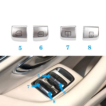 Pentru Mercedes Benz S Class W222 Masina Geamurilor Buton Comutator Capac Vehicul Ușa De Sticlă De Control Comutator Cheie De Argint Pac 2014-2020
