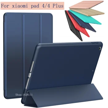 Pentru Xiao Mi Pad 4 Plus / Pad4 Smart case Tableta Silicon PU Capac din Piele Flip Km 4 Maneca 8 