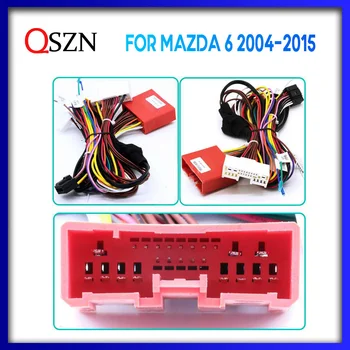 QSZN Pentru MAZDA 6 2004 - 2015 Android Auto Decodor Radio Cablaj Adaptor Cablu de Alimentare MZD-XB-10