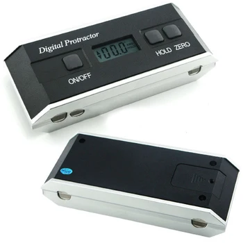 Raportor Digital Inclinometer Unghiul de Pantă Dispozitiv de Măsurare 4 x 90 cu V-Groove Magnet de Bază Ecartament