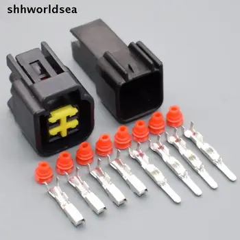 shhworldsea 5/30/100sets 2.3 mm de sex masculin de sex feminin locuințe plug FWY-C-4F-B impermeabil electrice conector 12444-5504-2