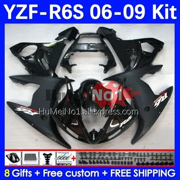Stoc Corp negru Pentru YAMAHA YZF R6 S YZF600 YZF-600 6No.63 YZF R6S 06-09 YZF-R6S YZFR6S 2006 2007 2008 2009 06 07 08 09 Carenaj