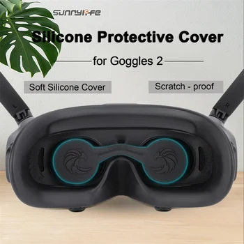 Sunnylife Capacul Obiectivului pentru DJI Avata Ochelari 2 Accesorii de Praf-dovada VR Film carcasa Silicon Moale Protector Anti-Zero Set Piese