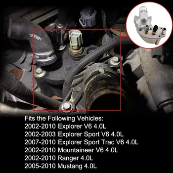Termostat lichid de Răcire motor Locuințe Pentru Ford Explorer Mercury Mountaineer 2002-2010 2L2Z8592AA-Boom