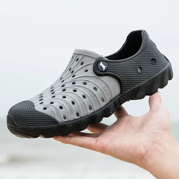 Vara Oamenii De Cauciuc Sandale De Plaja Barbati Saboți Grădină Pantofi Bloca Zuecos Hombre În Aer Liber Aluneca Pe Respirabil Noi 2023