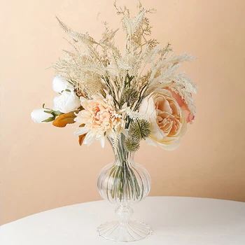 Vaza de flori pentru Masă de Decorare Camera de zi Vaza Decorativa de Plantat Masă Terariu Recipiente de Sticlă Desktop Masă